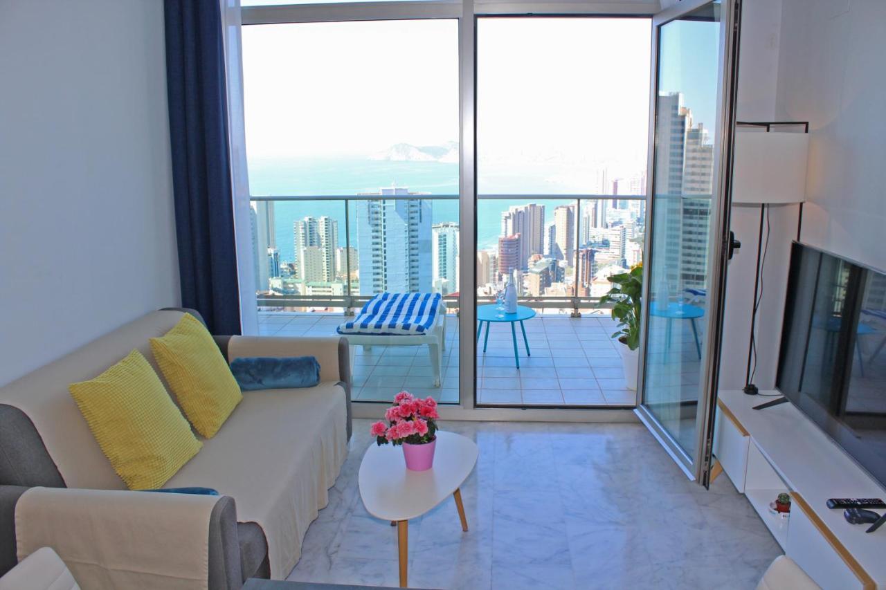 Skyline 20 Apartamento De Lujo Con Terraza Privada Y Vistas Al Mar Benidorm Kültér fotó