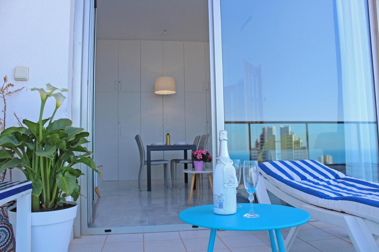 Skyline 20 Apartamento De Lujo Con Terraza Privada Y Vistas Al Mar Benidorm Kültér fotó