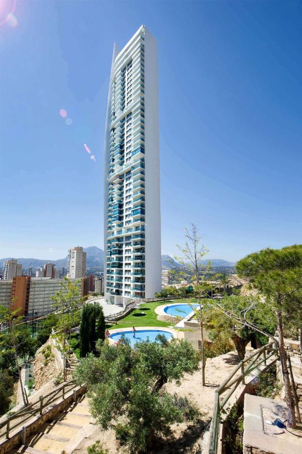 Skyline 20 Apartamento De Lujo Con Terraza Privada Y Vistas Al Mar Benidorm Kültér fotó