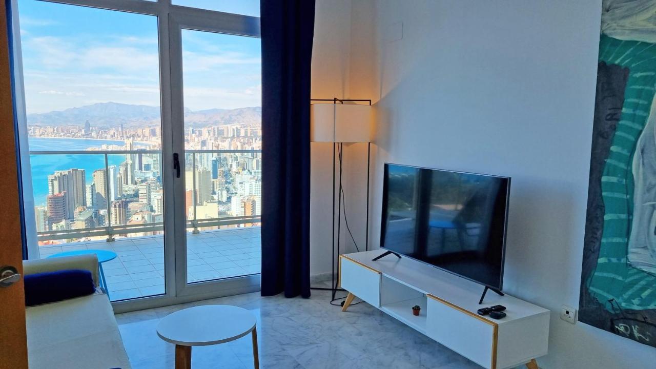 Skyline 20 Apartamento De Lujo Con Terraza Privada Y Vistas Al Mar Benidorm Kültér fotó