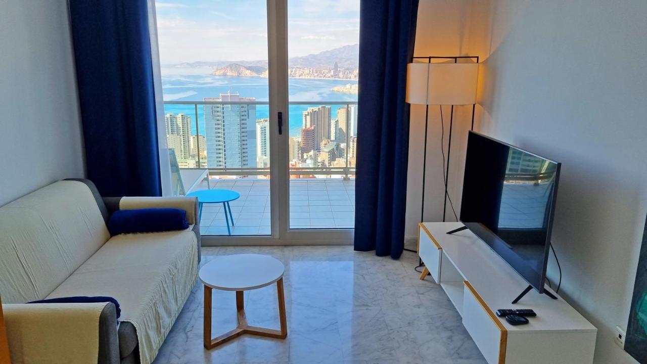 Skyline 20 Apartamento De Lujo Con Terraza Privada Y Vistas Al Mar Benidorm Kültér fotó